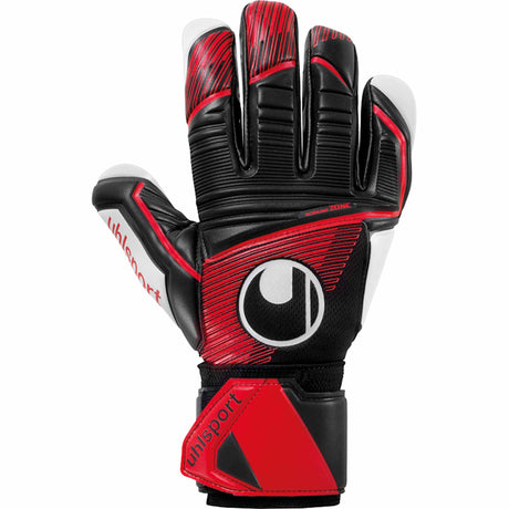Uhlsport Powerline Supersoft HN gants de gardien de soccer - Rouge/Noir