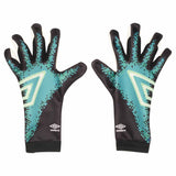 Umbro Neo League gants de gardien de but de soccer - Noir / Bleu