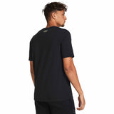 Under Armour Boxed Sportstyle t-shirt live dos - Black / High Vis Yellow