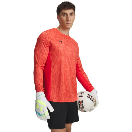 Under Armour Challenger Keeper maillot de gardien de soccer adulte - Racer Red / Black