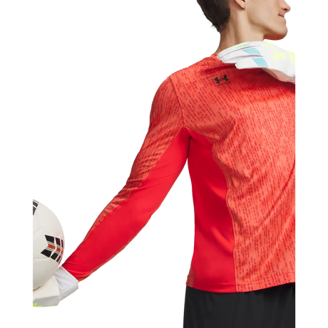 Under Armour Challenger Keeper maillot de gardien de soccer adulte - Racer Red / Black