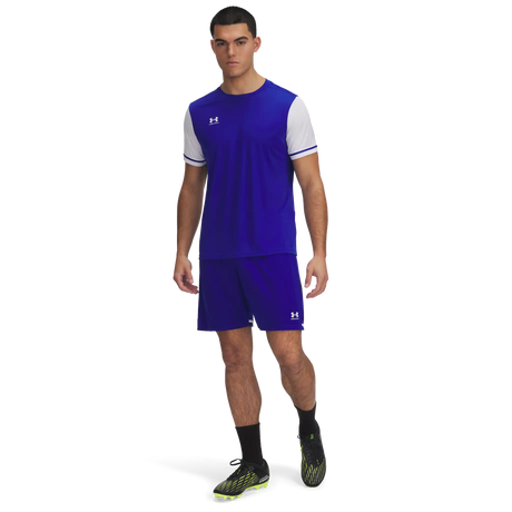 Under Armour Challenger Team short de soccer pour adultes - Bleu / Blanc