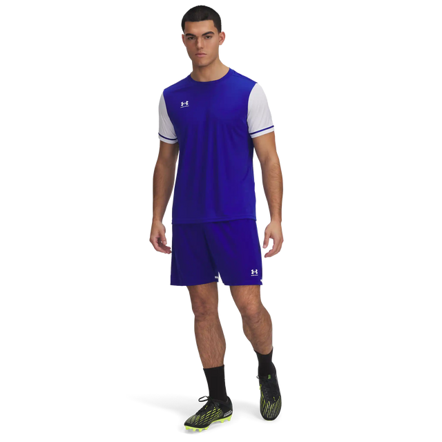 Under Armour Challenger Team short de soccer pour adultes - Bleu / Blanc