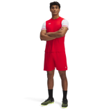Under Armour Challenger Team short de soccer pour adultes - Rouge / Blanc