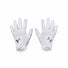 Under Armour Clean Up Batting Gloves gants de baseball - Blanc / Blanc