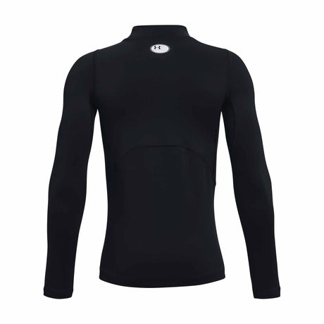 Under Armour ColdGear Armour Mock Chandail de compression à manches longues junior - Noir