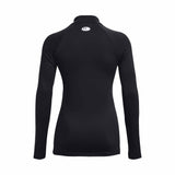 UA ColdGear Authentics Mock couche de base manches longues femme - Noir