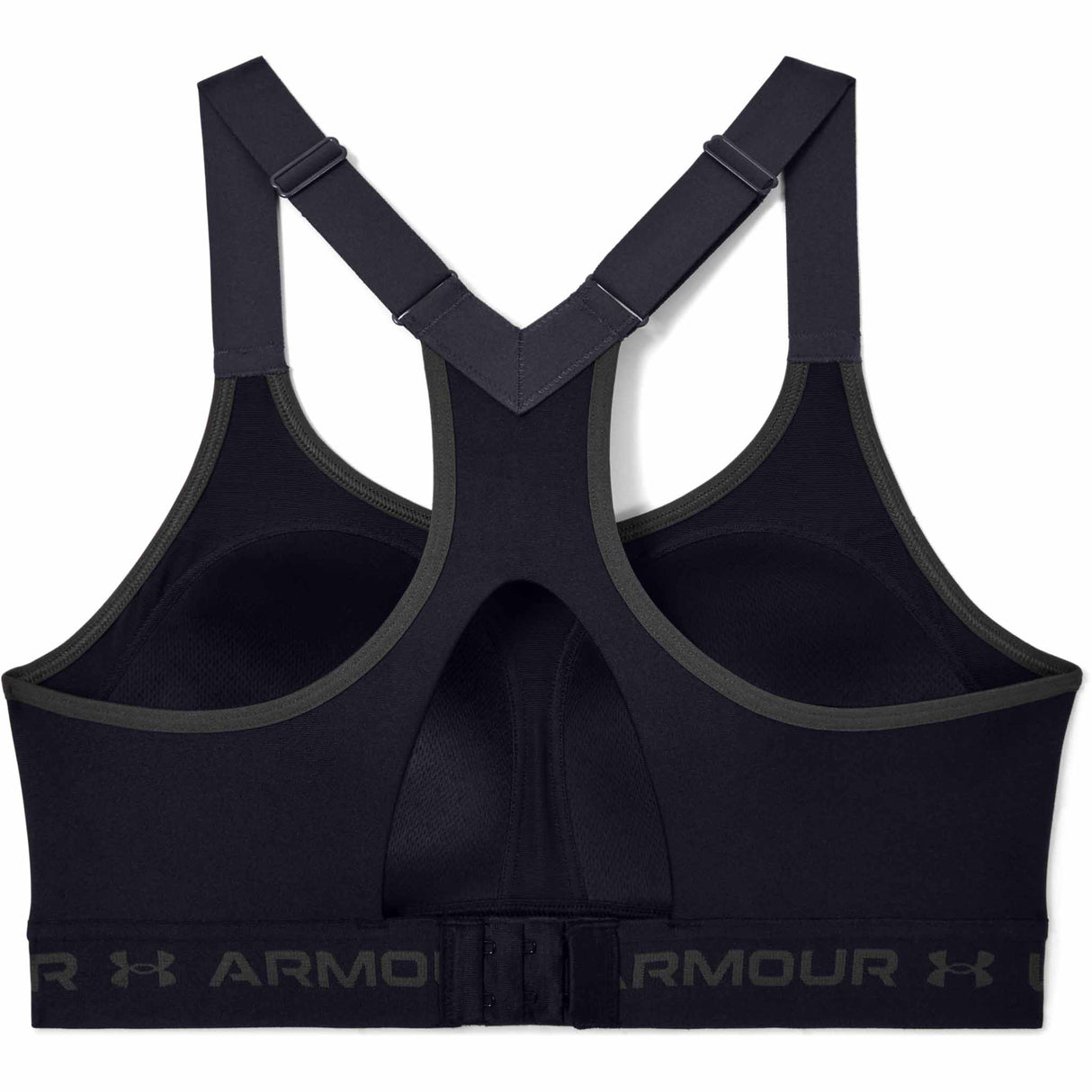 Under Armour Crossback High Bra soutiens-gorge sport - Noir / Gris