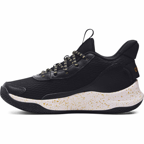 Under Armour Curry 3Z7 chaussures de basketball pour enfant - Black / Metallic Gold