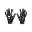 UA F9 Nitro gants de football américain - Black / Castlerock / Metallic Silver