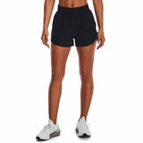 UA Flex short tissé 8 cm femme face - noir