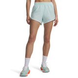 Under Armour UA Fly-By short 8 cm (3 po) pour femme- Refresh Mint AFS - Deprecated / White / Reflective