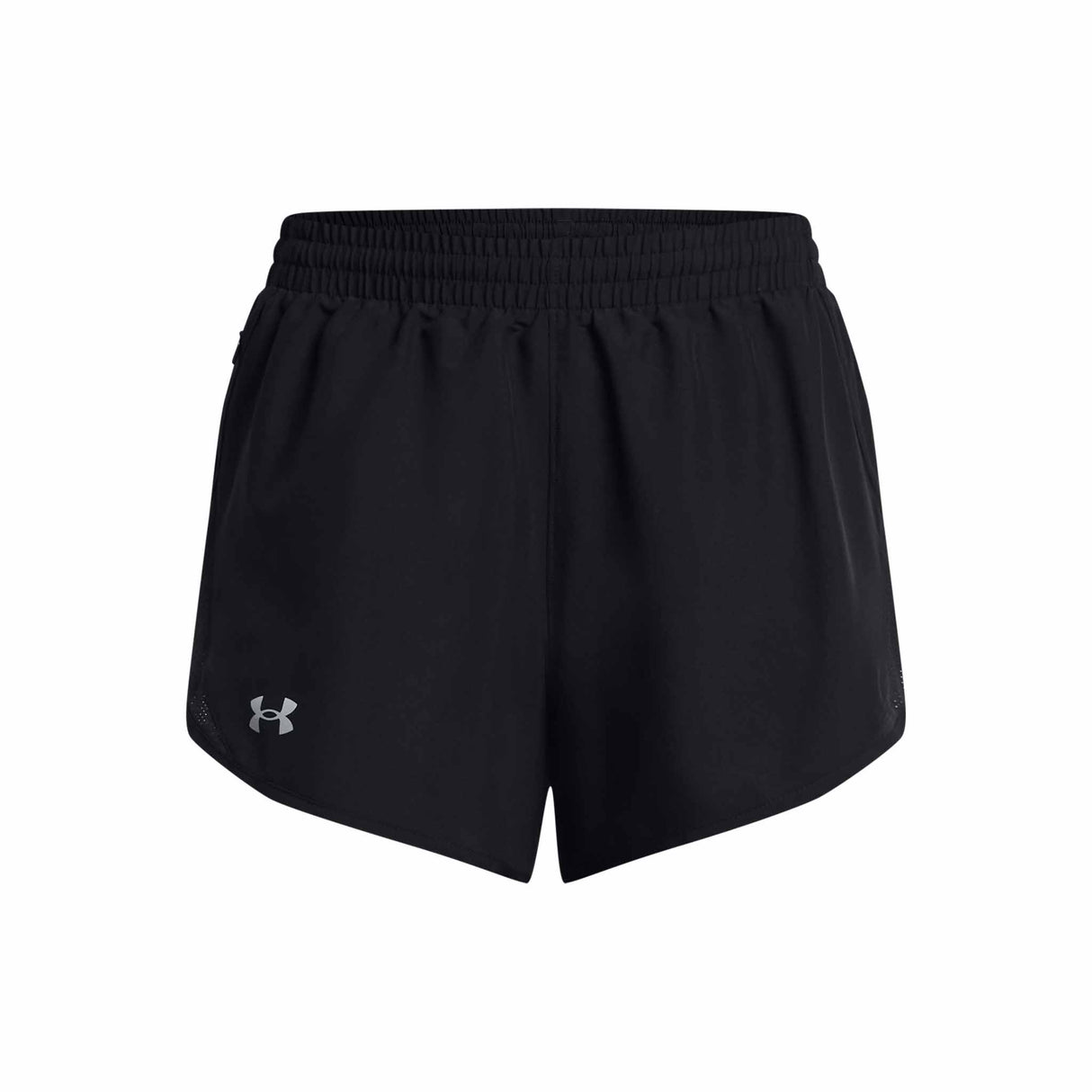 Under Armour Fly-By short sport 3 pouces femme - black / reflective