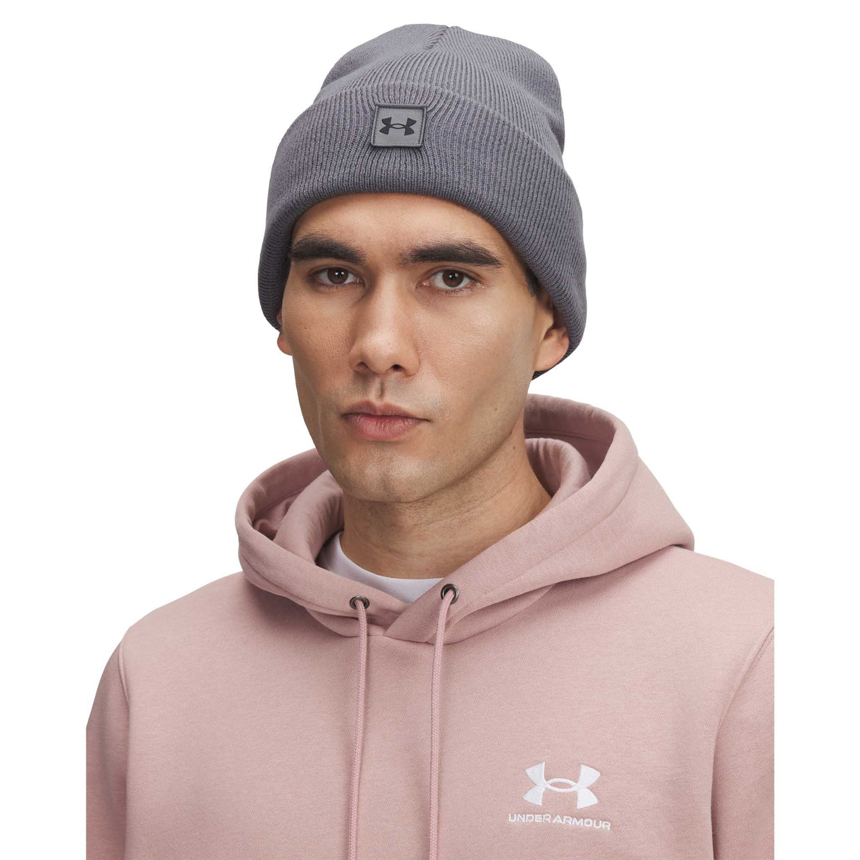 Under Armour Halftime tuque à revers unisexe live - Castlerock / Noir