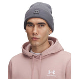 Under Armour Halftime tuque à revers unisexe live - Castlerock / Noir