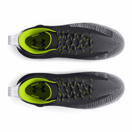 UA Hammer 2.0 MC chaussures de football américain empeigne- noir / blanc