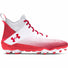 UA Hammer 2.0 MC chaussures de football américain - blanc / rouge