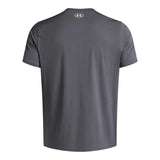 Under Armour HeatGear Fitted T-shirt à manches courtes hommes dos - Castlerock / Blanc
