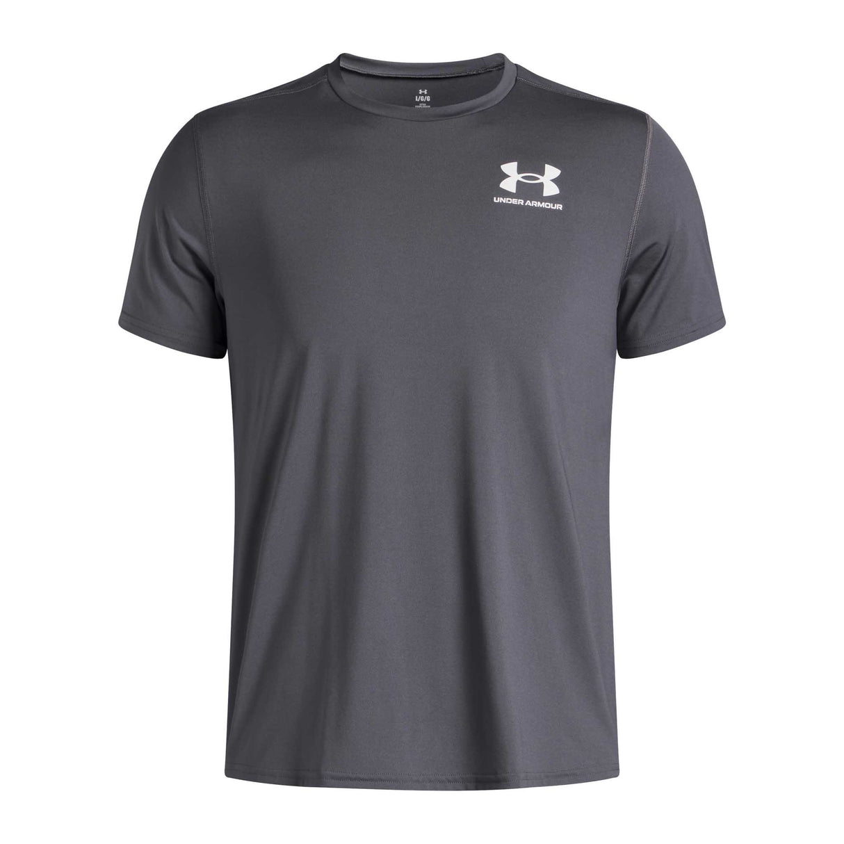 Under Armour HeatGear Fitted T-shirt à manches courtes hommes - Castlerock / Blanc
