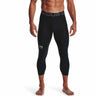 Under Armour HeatGear Armour Leggings 3/4 pantalons de compression pour homme - Noir