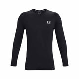 Under Armour HeatGear Armour Fitted T-shirt à manches longues pour hommes - Noir