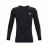 Under Armour HeatGear Armour Fitted T-shirt à manches longues pour hommes - Noir