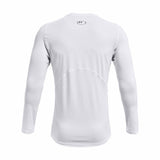 Under Armour HeatGear Armour Fitted T-shirt à manches longues pour hommes - Blanc