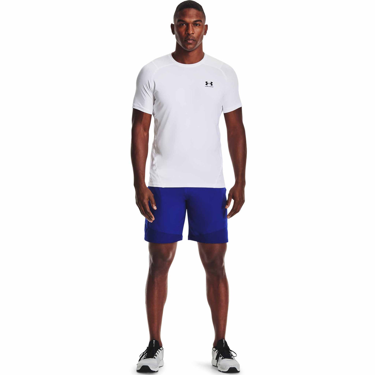 Under Armour HeatGear Armour Fitted T-shirt à manches courtes pour hommes - Blanc