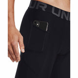 Under Armour HeatGear Armour Leggings pantalons de compression pour homme - Black / White