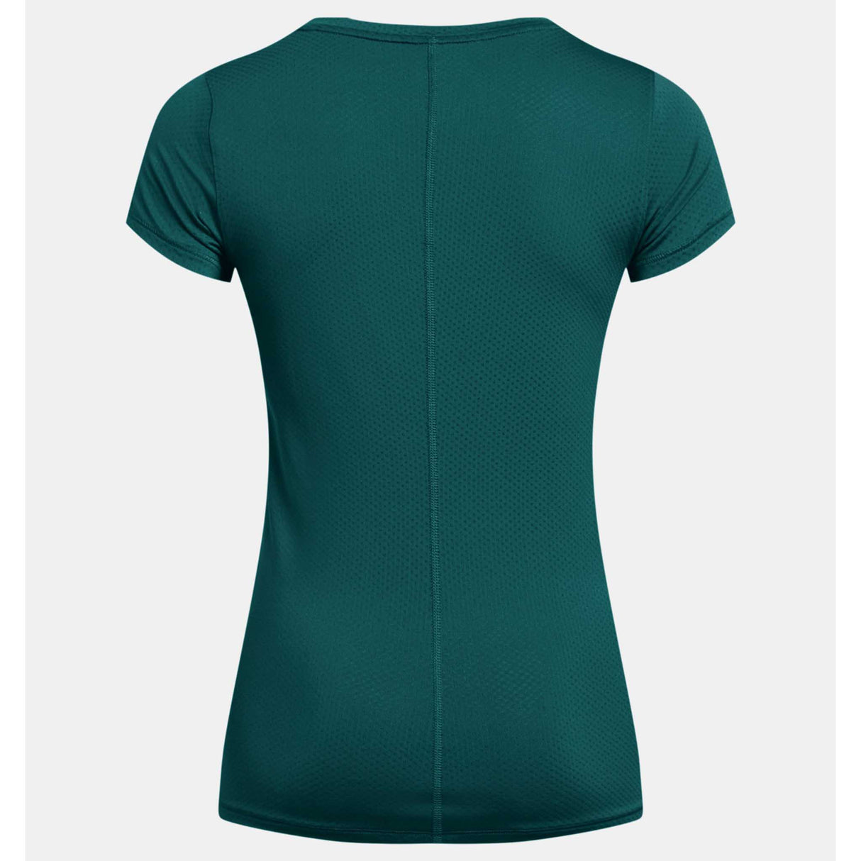 UA HeatGear t-shirt manches courtes femme dos - hydro teal / white