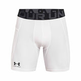 Under Armour HeatGear Shorts de compression pour homme - Blanc