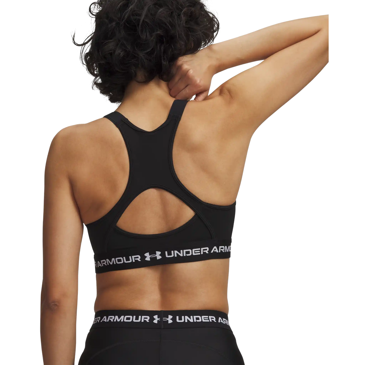 Under Armour HeatGear Crossback High – Soutien-gorge sport - Ultimate Black / White