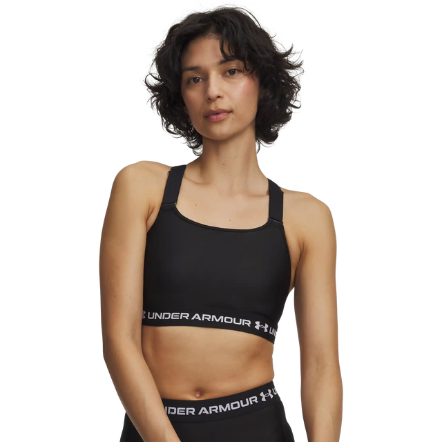 Under Armour HeatGear Crossback High – Soutien-gorge sport - Ultimate Black / White