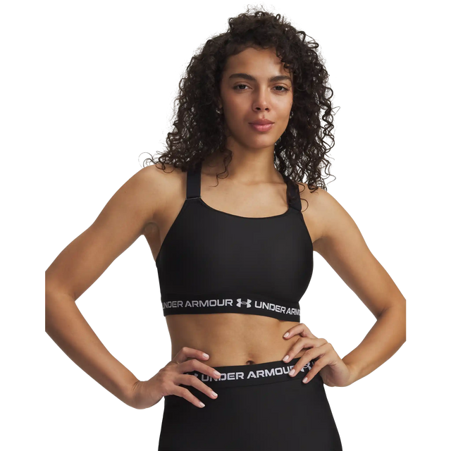 Under Armour HeatGear Crossback High – Soutien-gorge sport - Ultimate Black / White