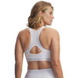 Under Armour HeatGear Crossback High – Soutien-gorge sport - White / Halo Grey