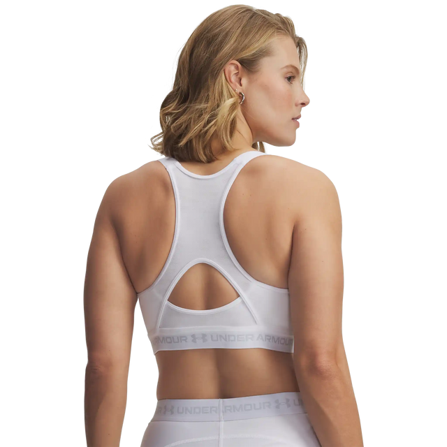 Under Armour HeatGear Crossback High – Soutien-gorge sport - White / Halo Grey