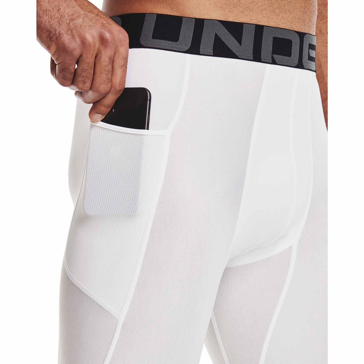 UA HeatGear Armour Leggings 3/4 pantalons de compression pour homme
