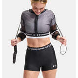 Under Armour Heatgear short court 8 cm femme - Ultimate Black / White