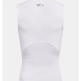 Under Armour UA HeatGear Armour - haut sans manches pour homme - Blanc / Noir