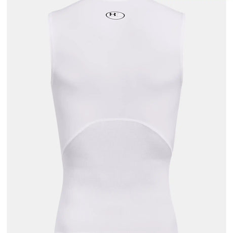 Under Armour UA HeatGear Armour - haut sans manches pour homme - Blanc / Noir