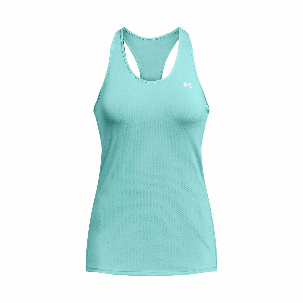 Under Armour HeatGear camisole dos nageur femme - Radial Turquoise / White