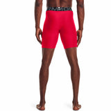 Under Armour HeatGear Shorts de compression homme dos live -rouge / blanc