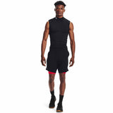 Under Armour HeatGear Shorts de compression homme live -rouge / blanc