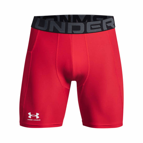 Under Armour HeatGear Shorts de compression homme -rouge / blanc