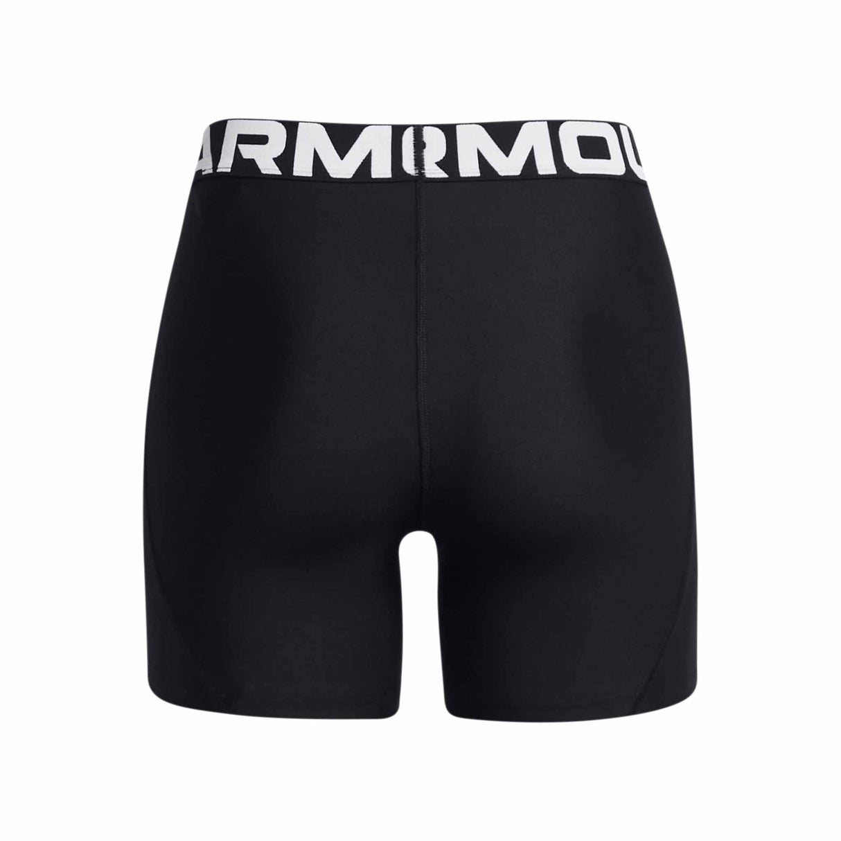 UA HeatGear Middy short moyen pour femme dos- noir / blanc