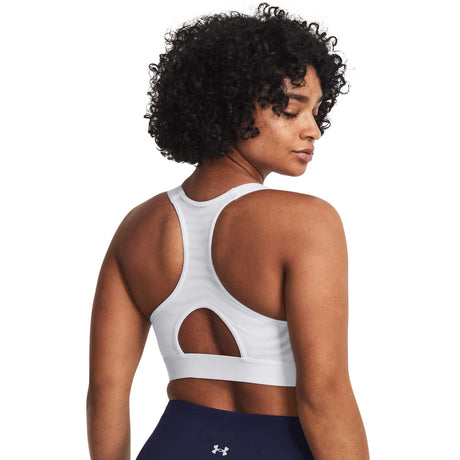 UA HeatGear Armour soutien-gorge sport à soutien élevé L - Blanc / Noir