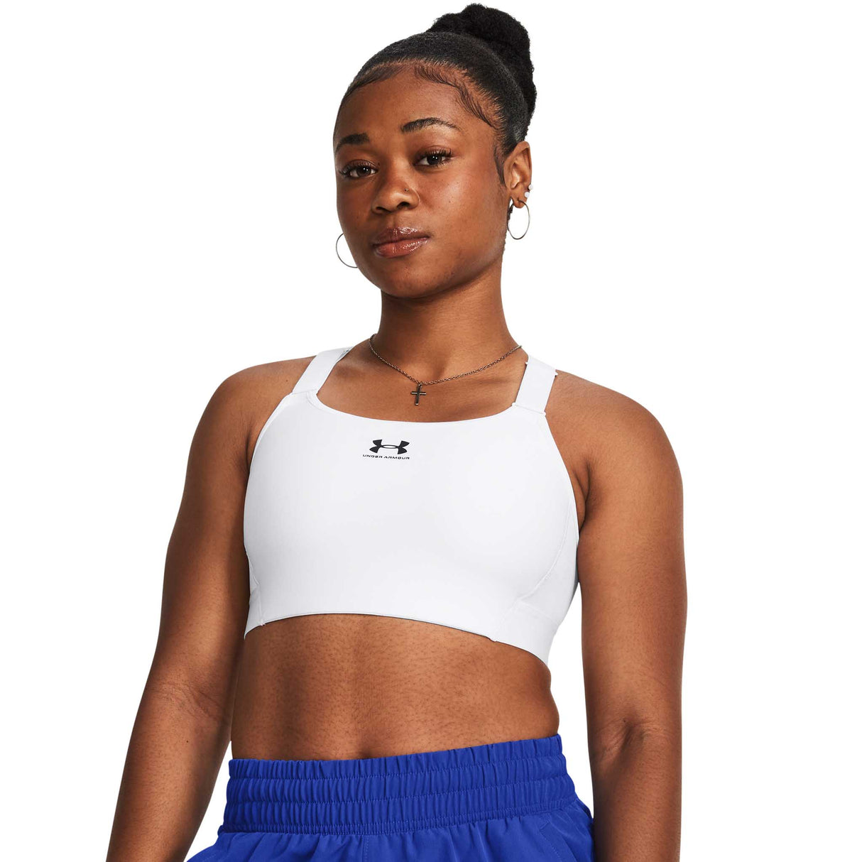 UA HeatGear Armour soutien-gorge sport à soutien élevé S - Blanc / Noir