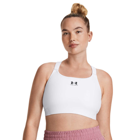 UA HeatGear Armour soutien-gorge sport à soutien élevé XL - Blanc / Noir