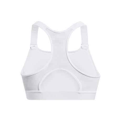 UA HeatGear Armour soutien-gorge sport à soutien élevé dos - Blanc / Noir