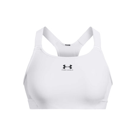 UA HeatGear Armour soutien-gorge sport à soutien élevé - Blanc / Noir